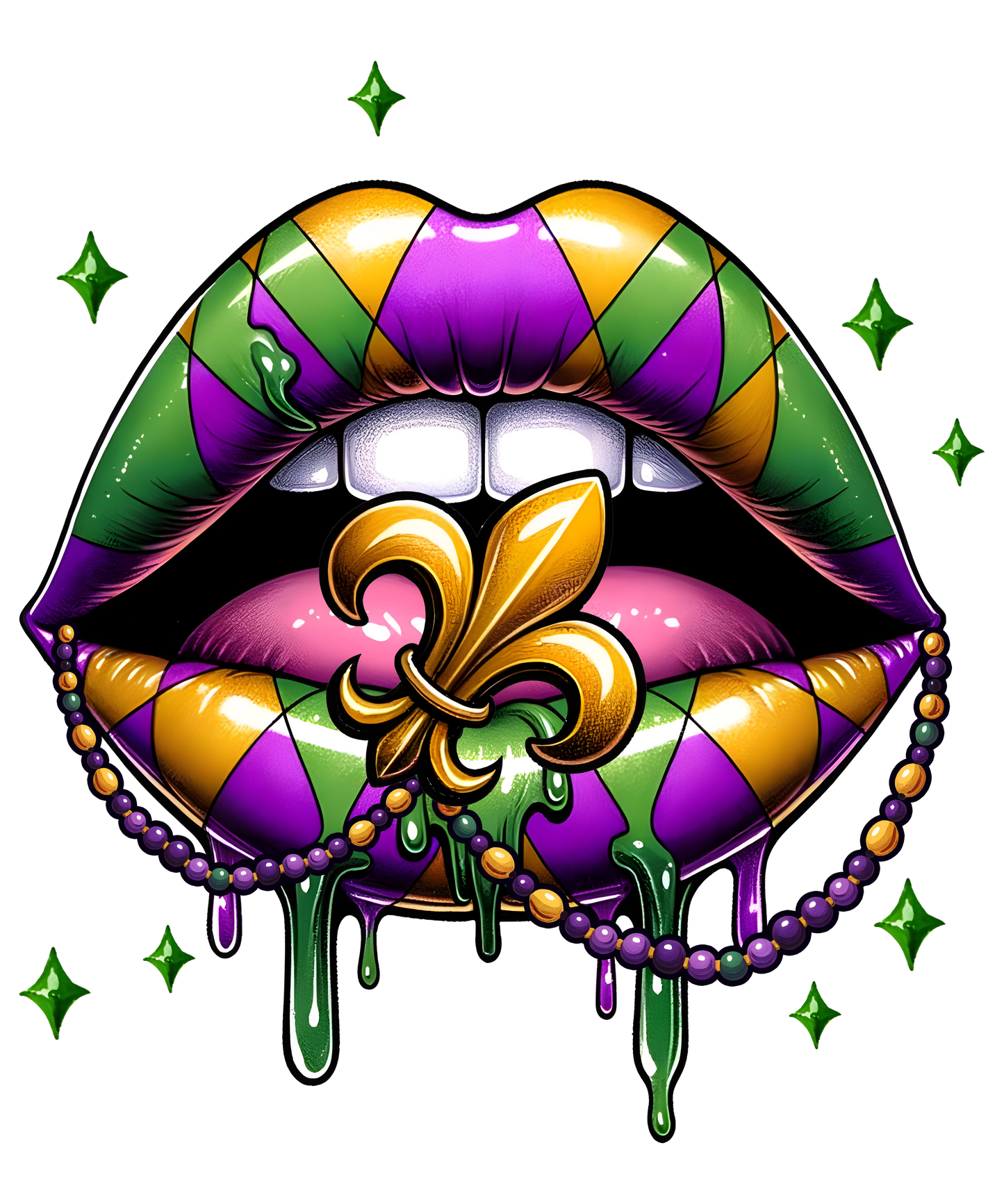 MARDI GRAS THEMED TSHIRTS