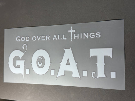 GOAT (GOD OVER ALL THINGS) - DTF TSHIRT