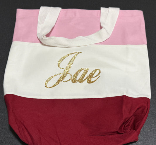 Personalized Two-toned Canvas Bags
