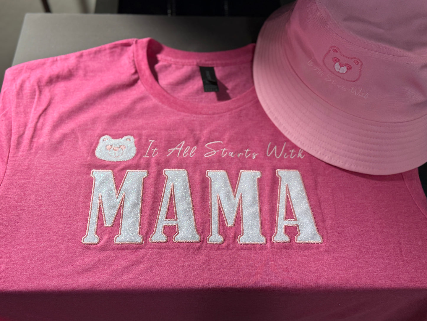 Mama Bear Tshirt Set