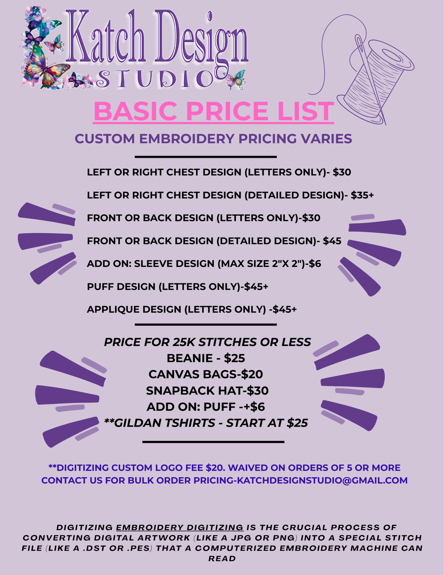 Order Payment - Embroidered Hoodie or Sweatshirt