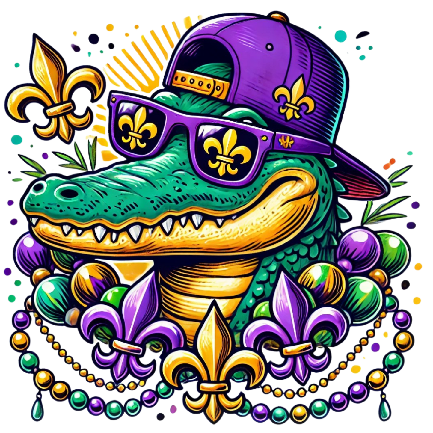 MARDI GRAS KIDS TSHIRT