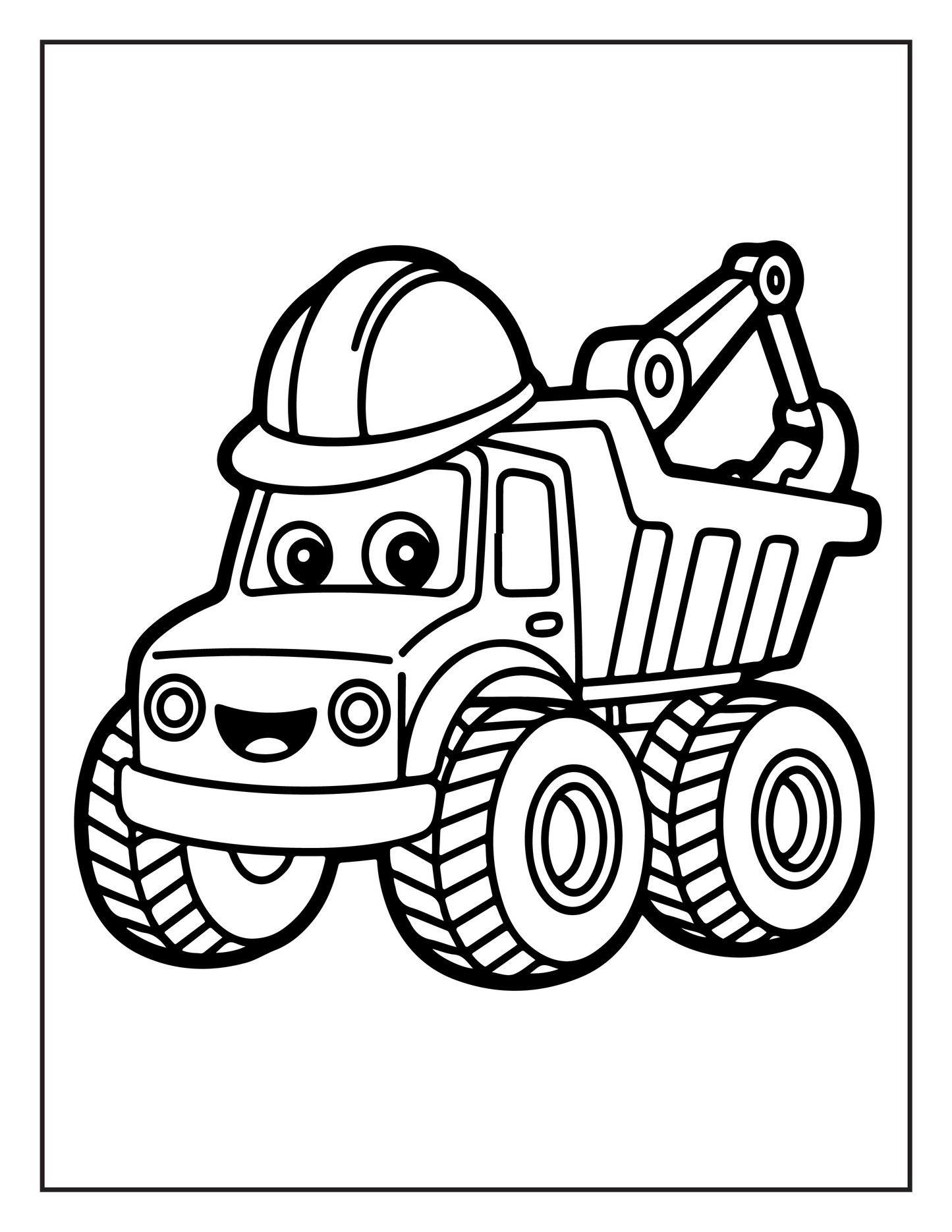 Monster Truck Coloring Book