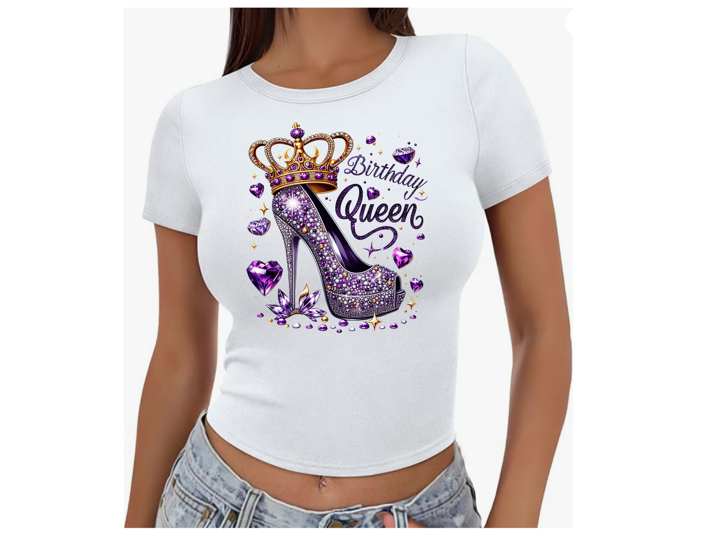 Birthday Girl Crop Top or Tee