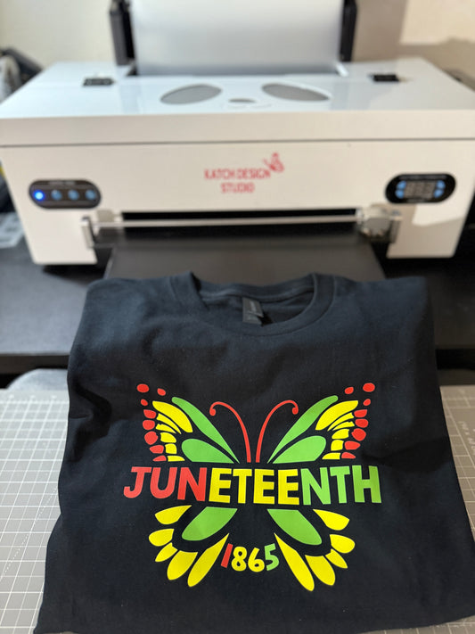 Juneteenth Butterfly Graphic Tshirt