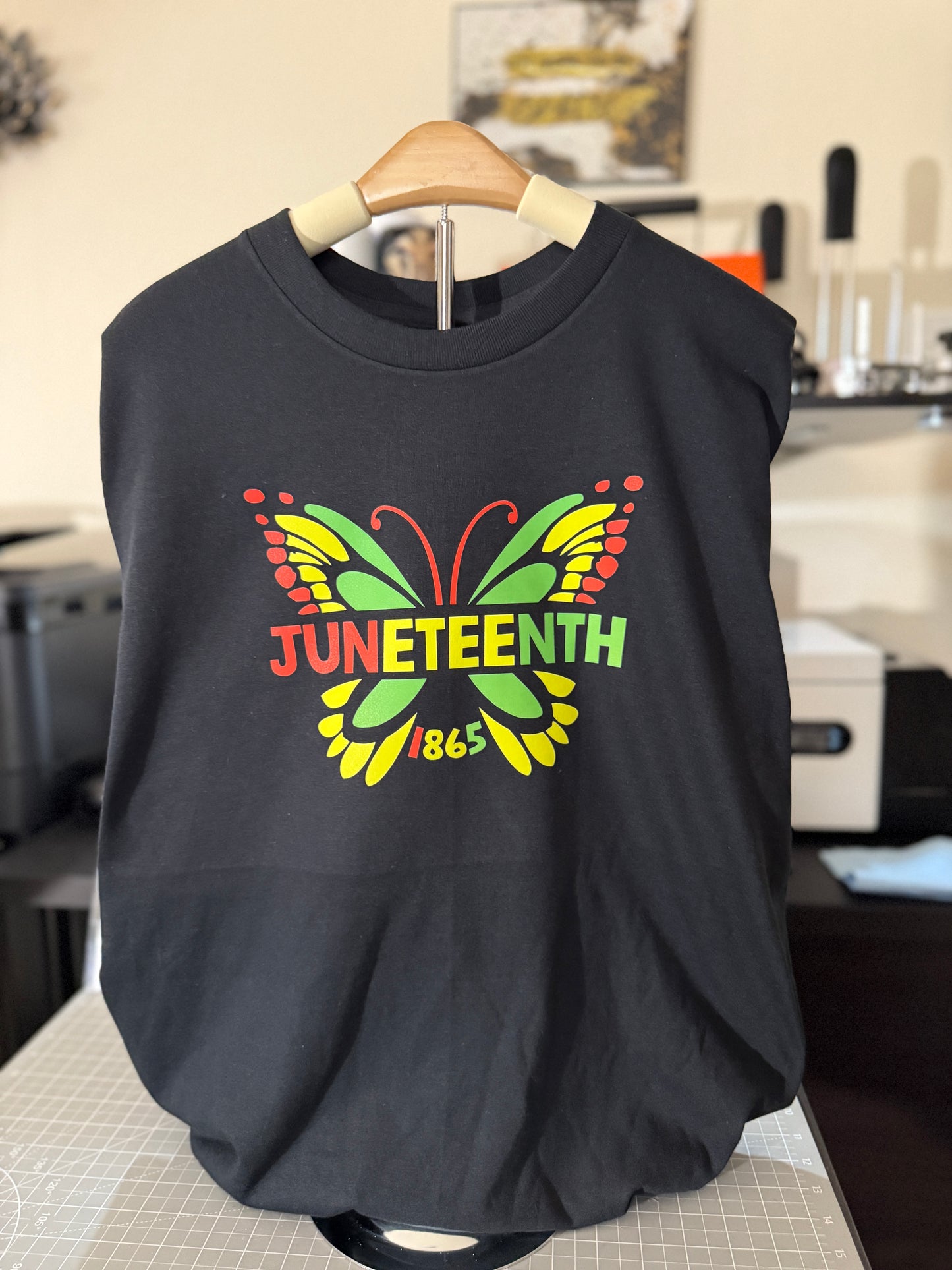 Juneteenth Butterfly Graphic Tshirt