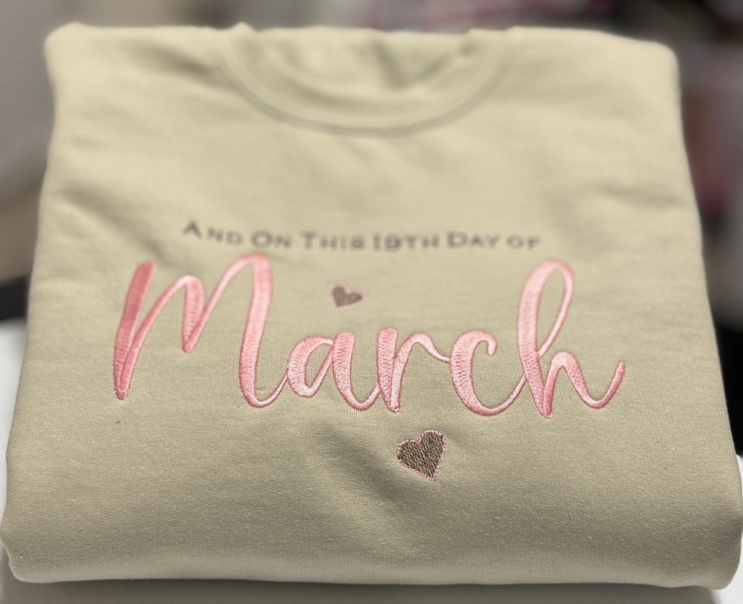 Embroidered Custom Birthday Sweatshirt