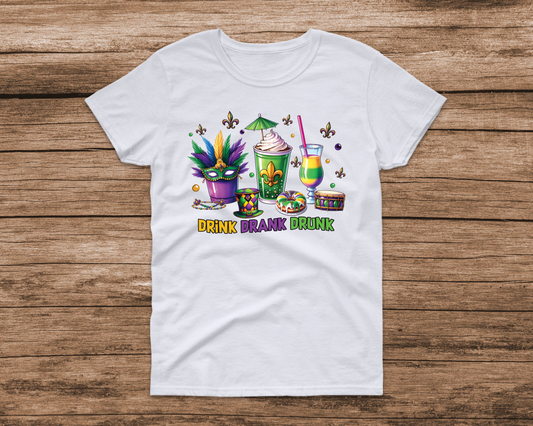 MARDI GRAS THEMED TSHIRTS