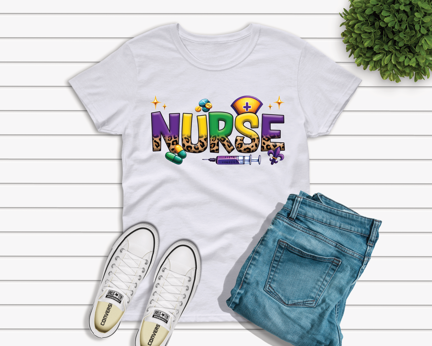 MARDI GRAS THEMED TSHIRTS